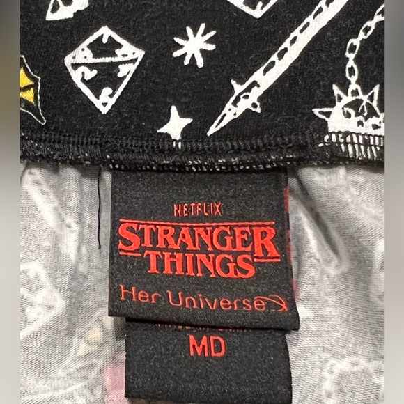 Stranger Things Her Universe Suspender Skirt Apron Dress Adjustable Straps Med - Picture 6 of 11